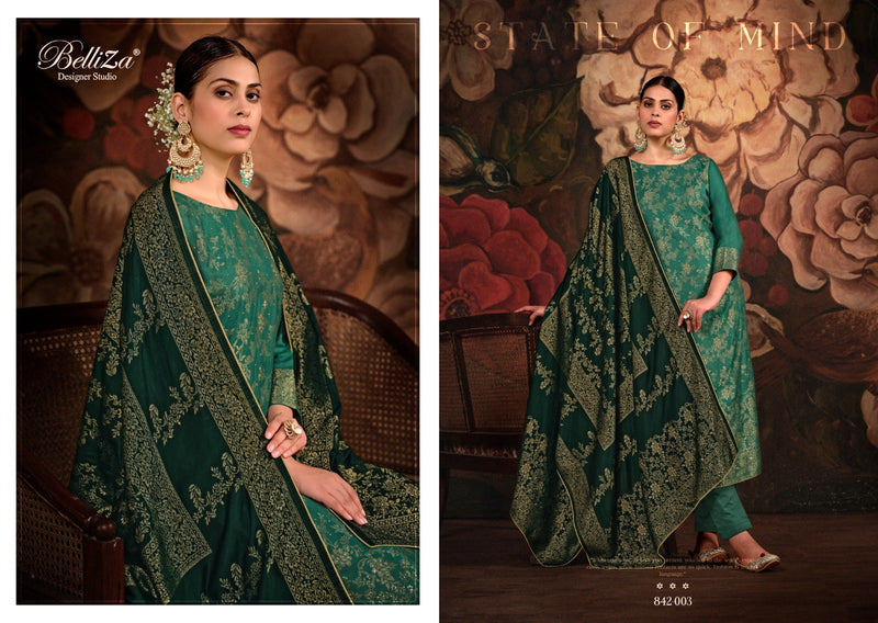 Belliza Designer Studio Libaas E Ishq Pashmina Jacquard Designer Suits