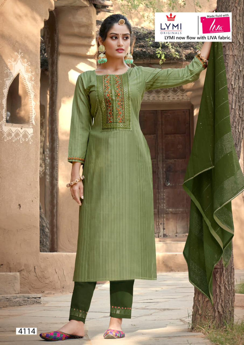 Rangoon Limelight Vol 2 Silk Embroidery Designer Kurti Collection