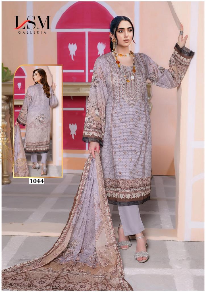 Lsm Galleria Parian Dream Vol 5 Lawn Cotton Printed Salwar Kameez