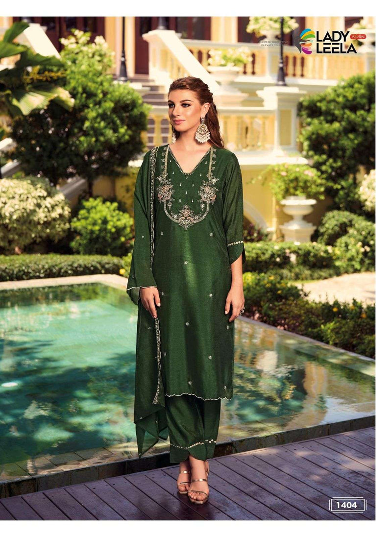 Lady Leela Noor Vol 3 Pure Simar Handwork Fancy Designer Kurti