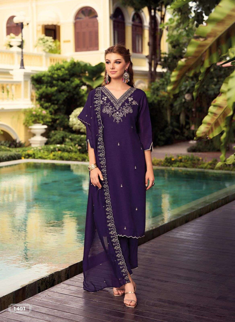 Lady Leela Noor Vol 3 Pure Simar Handwork Fancy Designer Kurti