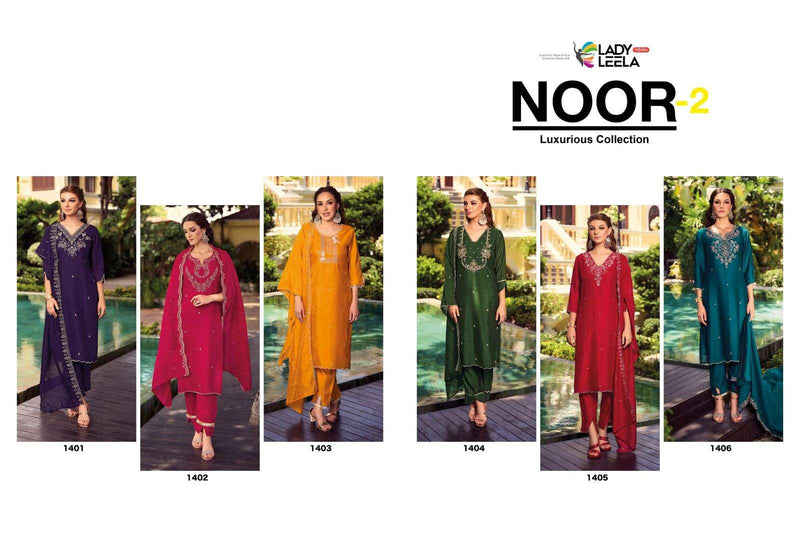 Lady Leela Noor Vol 3 Pure Simar Handwork Fancy Designer Kurti