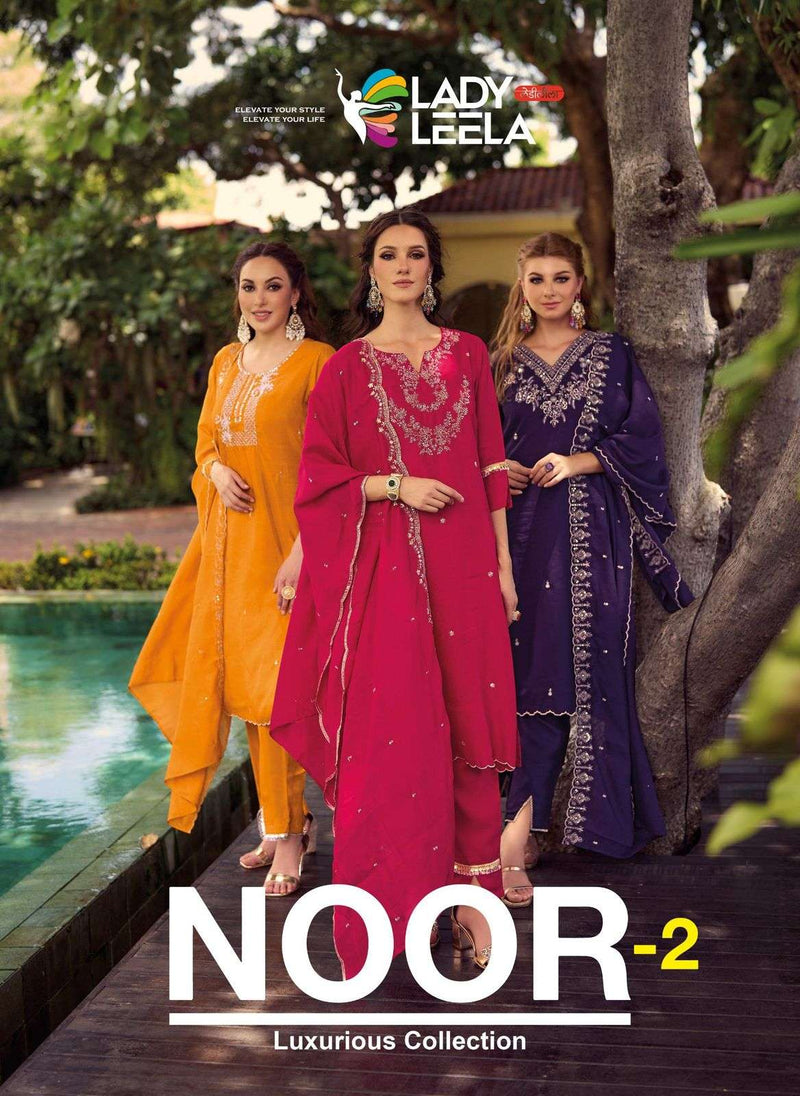 Lady Leela Noor Vol 3 Pure Simar Handwork Fancy Designer Kurti