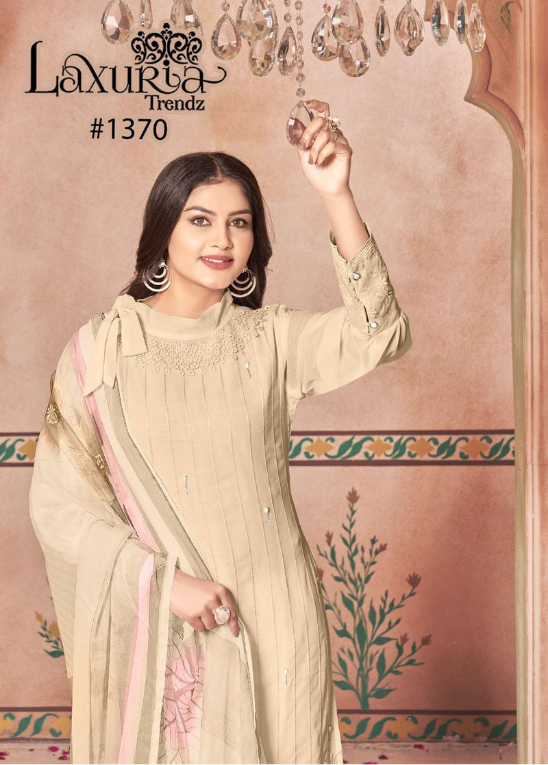 Laxuria Trendz Laxuria 1370 Faux Georgette Festival wear Pakistani Designer Combo Set Of Pret Kurti