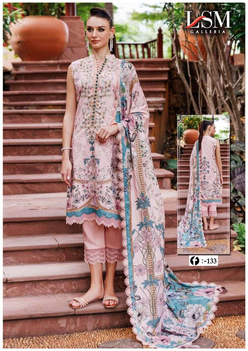 Lsm Galleria Firdous Queen Lawn Vol 13 Pure Lawn Cotton Printed Salwar Suit