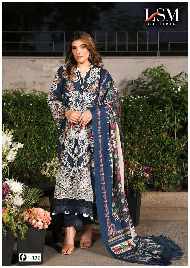 Lsm Galleria Firdous Queen Lawn Vol 13 Pure Lawn Cotton Printed Salwar Suit