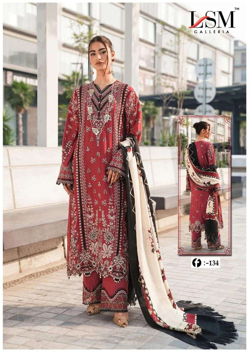 Lsm Galleria Firdous Queen Lawn Vol 13 Pure Lawn Cotton Printed Salwar Suit