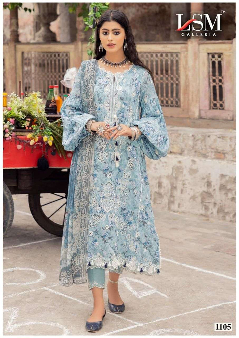 Lsm Galleria Parian Dream Vol 11 Pure Lawn Cotton Printed Wear Salwar Suit
