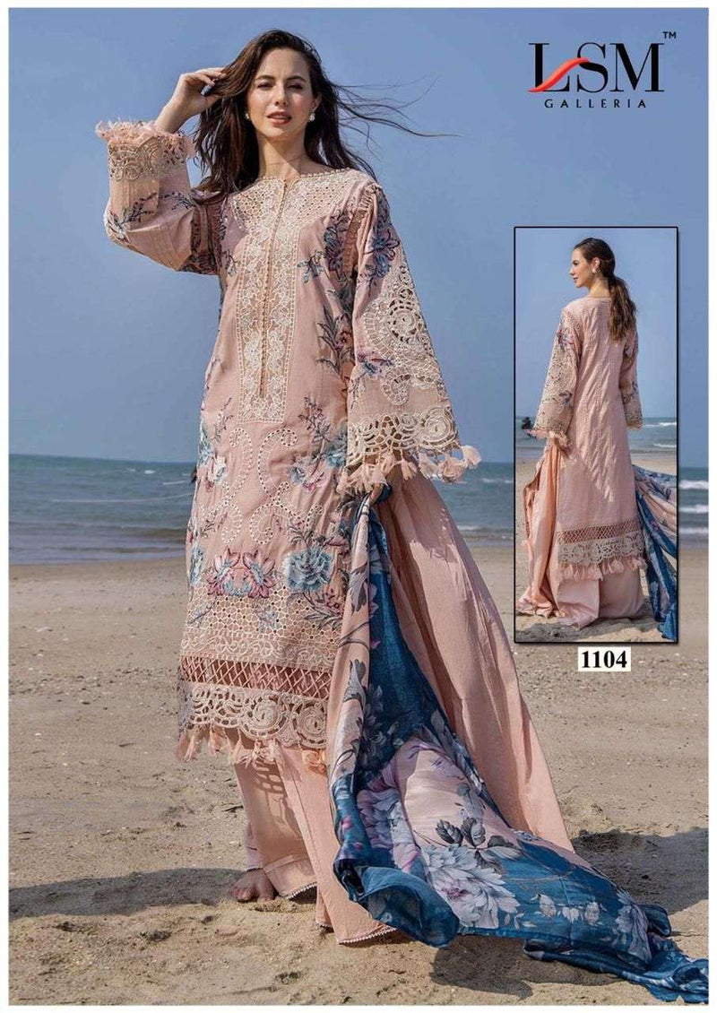 Lsm Galleria Parian Dream Vol 11 Pure Lawn Cotton Printed Wear Salwar Suit