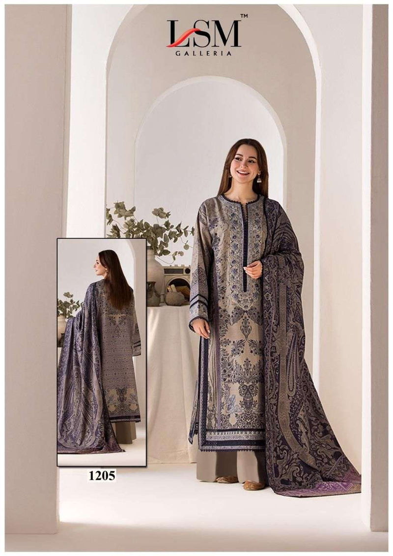 Lsm Galleria Parian Dream Vol 12 Pure Heavy Lawn Cotton Printed Salwar Suit
