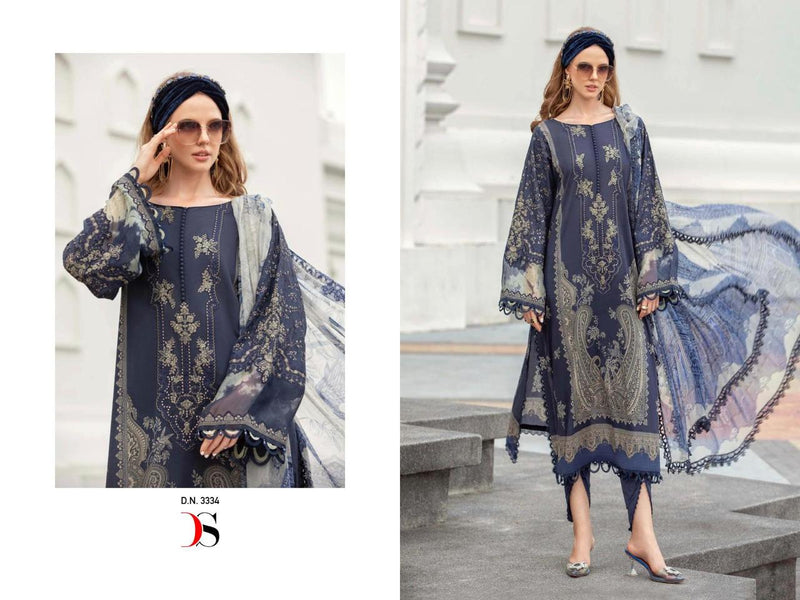 Deepsy Suits Maria B M Prints Spring Summer 23 Vol 3 Cotton Heavy Embroidery Patch Work Suits
