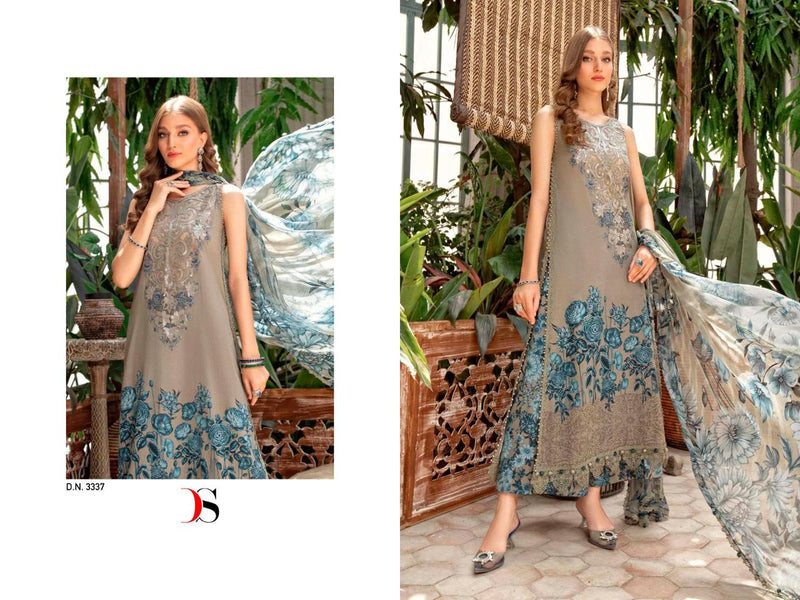 Deepsy Suits Maria B M Prints Spring Summer 23 Vol 3 Cotton Heavy Embroidery Patch Work Suits