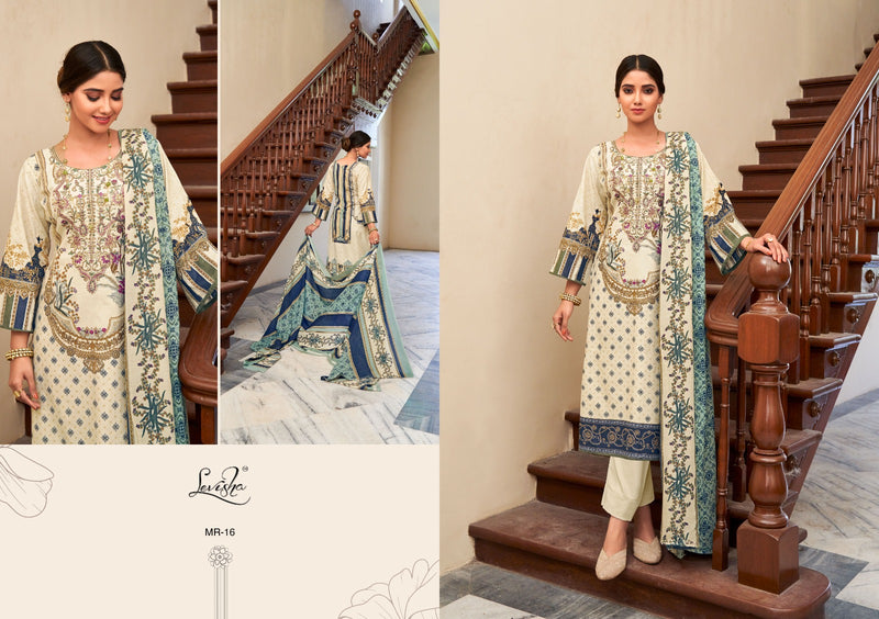 Levisha Mahiri Cambric Pakistani Printed Fancy Self Embroidery Partywear Salwar Kameez