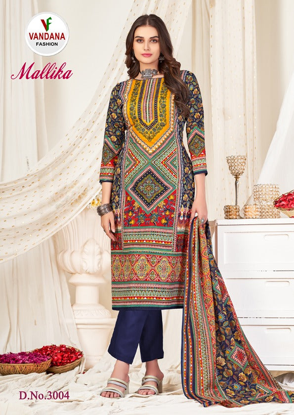 Vandana Fashion Mallika Vol 3 Cotton Printed Salwar Suit With Dupatta