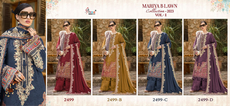 Shree Fabs Mariya B Lawn Collection 23 Vol 1 Cotton Salwar Kameez