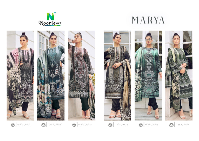 Noorie Art Marya Pashmina Digital Printed Winter Wear Salwar Suit Collection