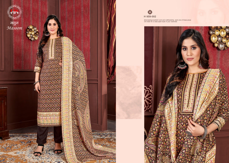 Harshit Fashion Hub Masoom Digital Print Pashmina Winter Wear Suits