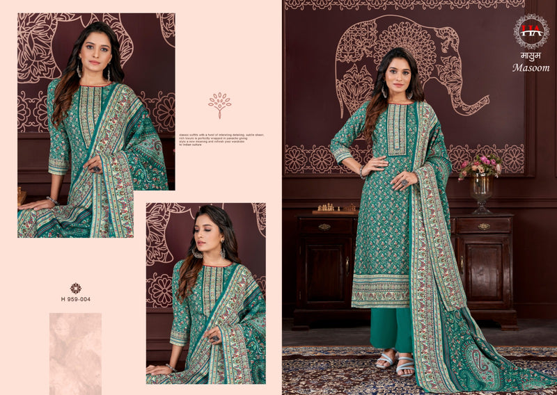 Harshit Fashion Hub Masoom Digital Print Pashmina Winter Wear Suits