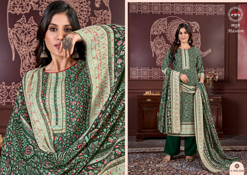 Harshit Fashion Hub Masoom Digital Print Pashmina Winter Wear Suits