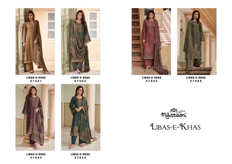 Mumtaz Arts Libas E Khas Pashmina Viscose Digital Print Suits Collection
