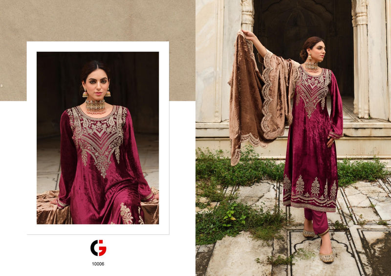 Deepsy Suits Gull Jee Mehfil E Ishq Velvet With Embroidery Work Suits Collection