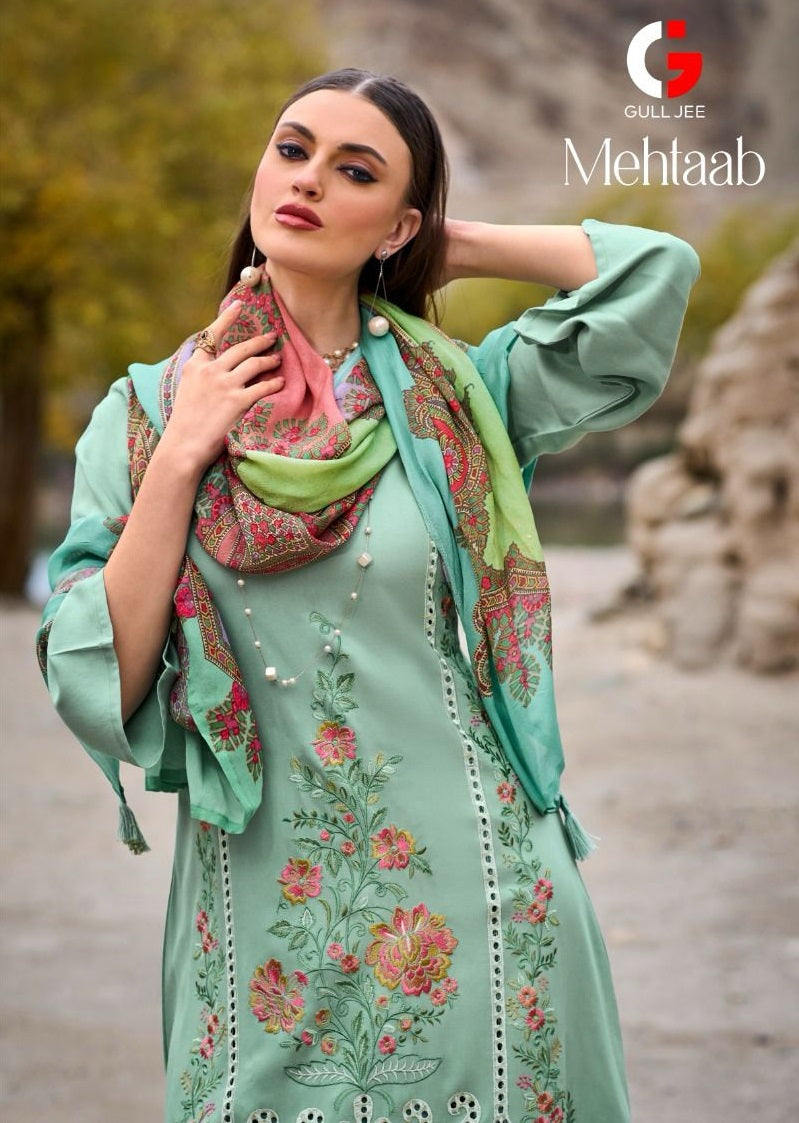 Deepsy Suits Mehtaab Pashmina With Heavy Embroidery Designer Winter Wear Suit