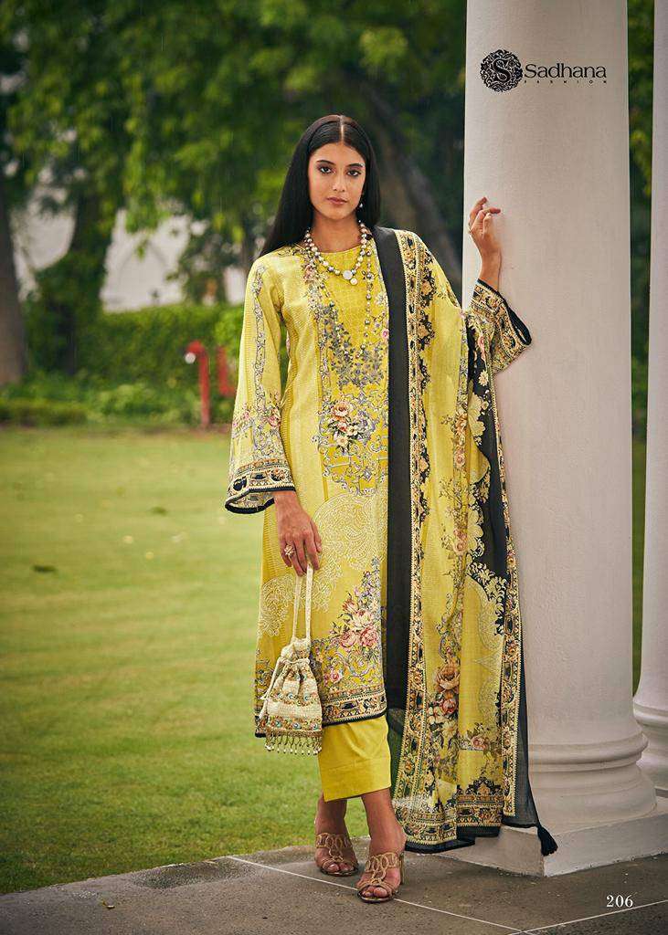 Sadhana Fashion Mehtaab Vol 5 Pashmina Digital Printed Fancy Work Salwar Kameez