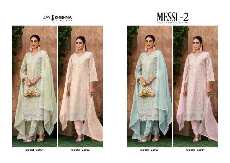 Your Choice Messi Vol 2 Organza Heavy Designer Ready Made Party Wear Suits