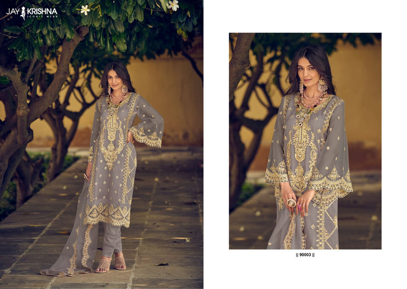 Your Choice Messi Vol 9 Organza With Heavy Embroidery Designer Ready Made Suits