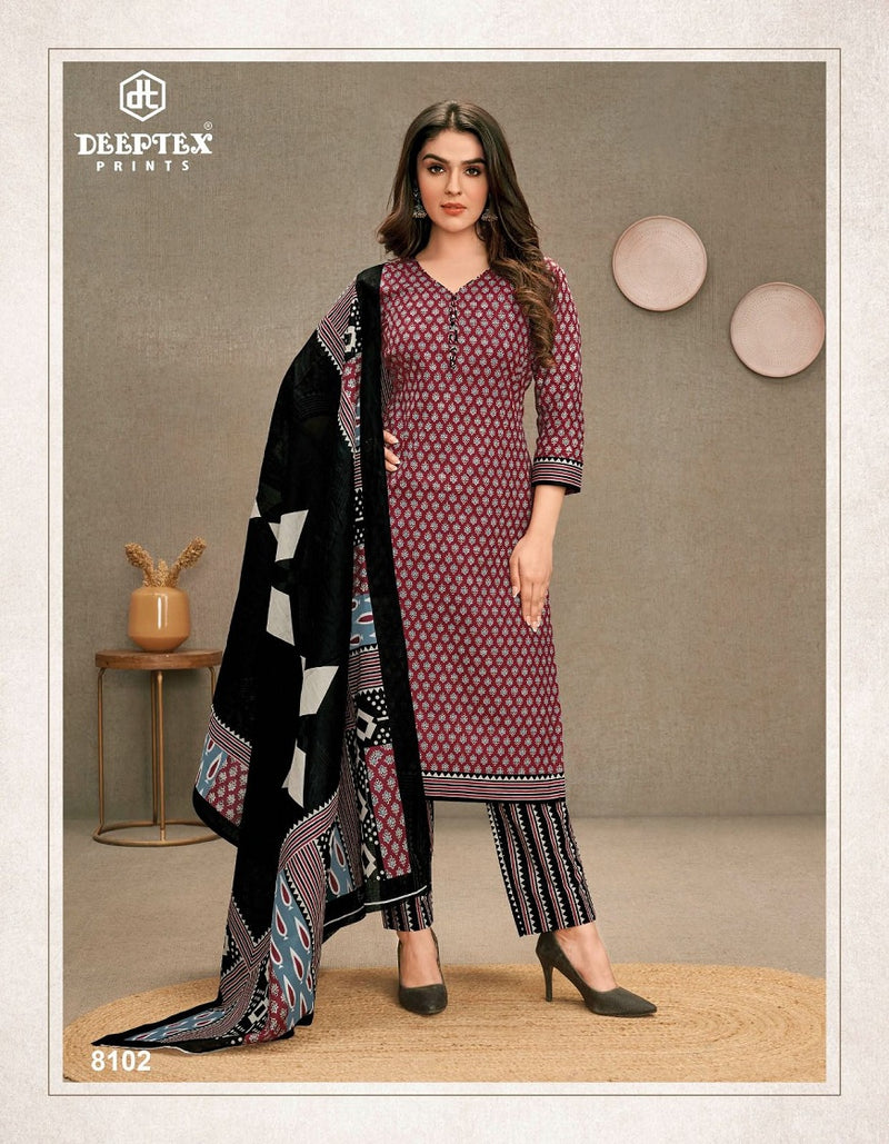 Deeptex Prints Miss India Vol 81 Cotton Printed Regular Wear Salwar Suit Collection