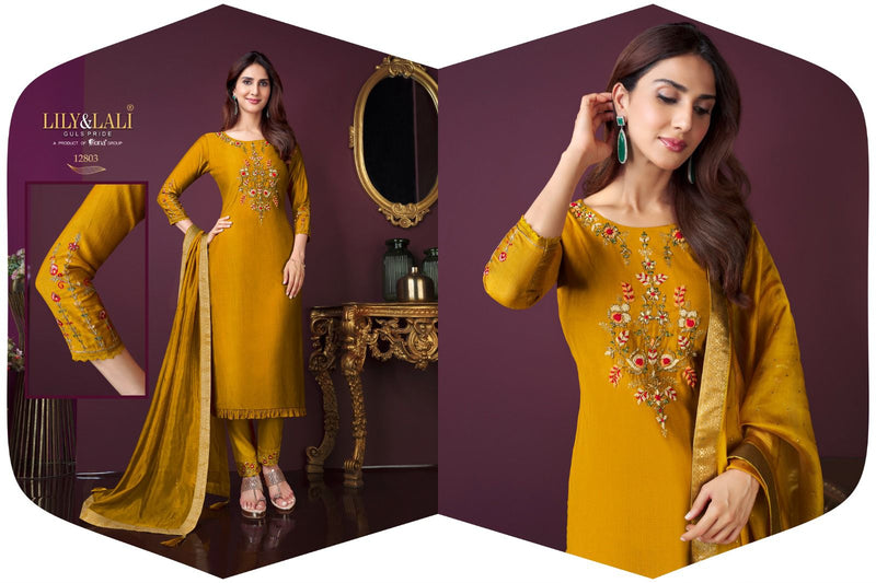 Lily And Lali Modern Ease Viscose Exclusive Kurti With Pant