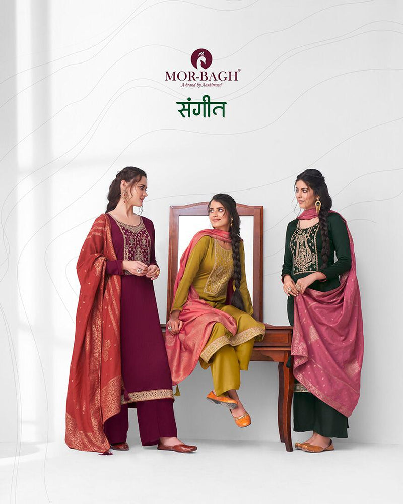 Aashirwad Creation Mor Bagh Sangeet Premium Silk Fancy Wear Designer Salwar Kameez
