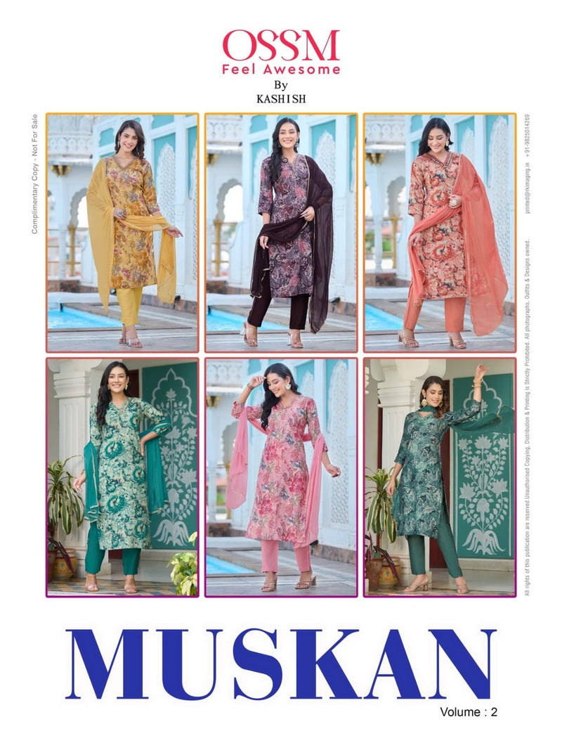 Ossm Muskan Vol 2 Modal With Sequence Embroiderywork Kurti Collection