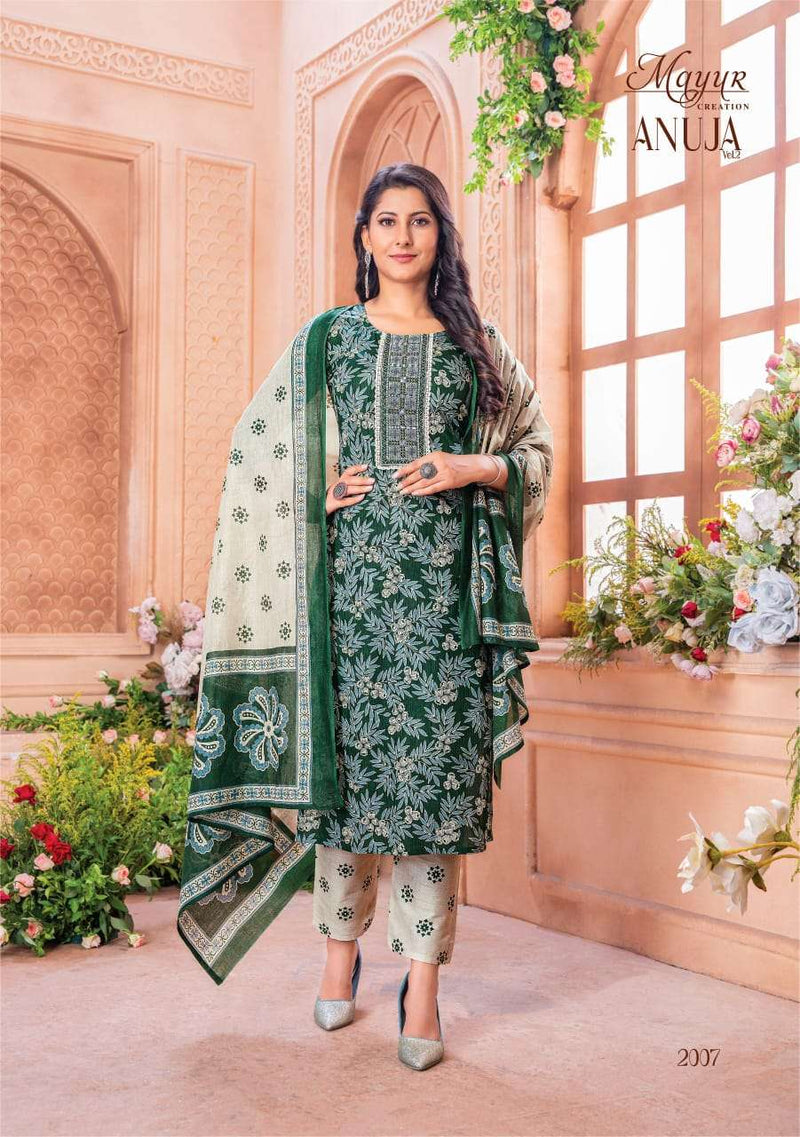 Mayur Creation Anuja Vol 2 Lawn Cotton Heavy Designer With Digital Printed Salwar Kameez