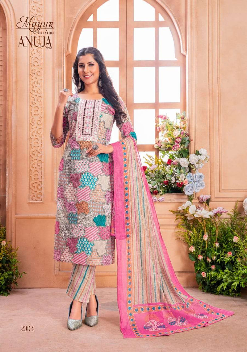 Mayur Creation Anuja Vol 2 Lawn Cotton Heavy Designer With Digital Printed Salwar Kameez