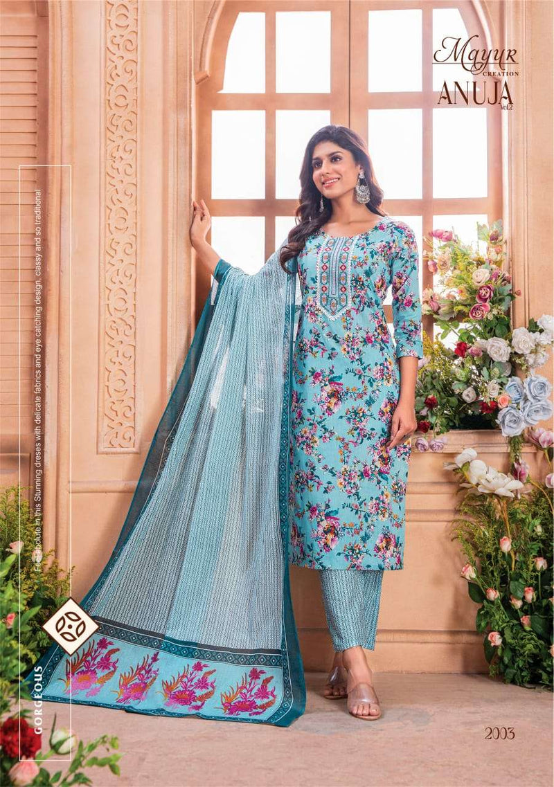 Mayur Creation Anuja Vol 2 Lawn Cotton Heavy Designer With Digital Printed Salwar Kameez