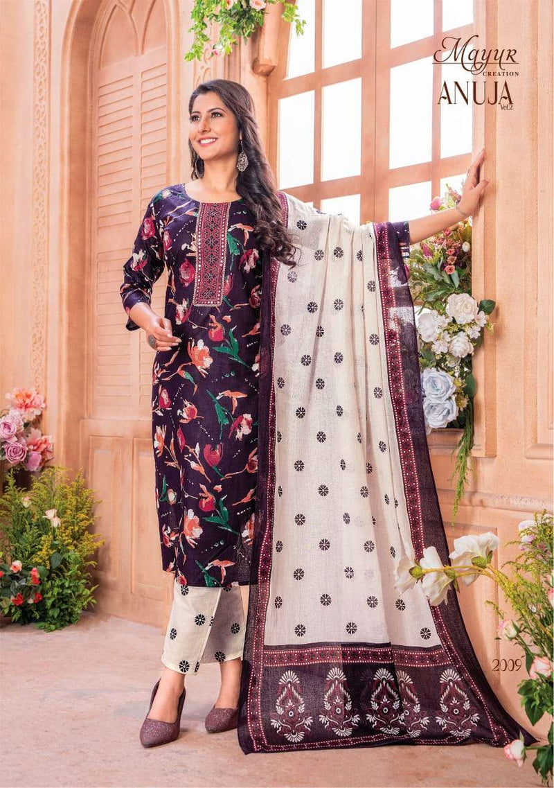Mayur Creation Anuja Vol 2 Lawn Cotton Heavy Designer With Digital Printed Salwar Kameez