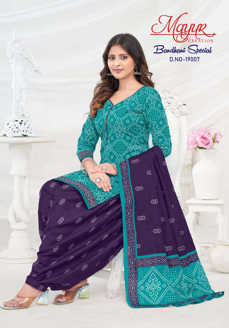 Mayur Creation Bandhani Special Vol 20 Cotton Designer Combo Set Of Salwar Kameez