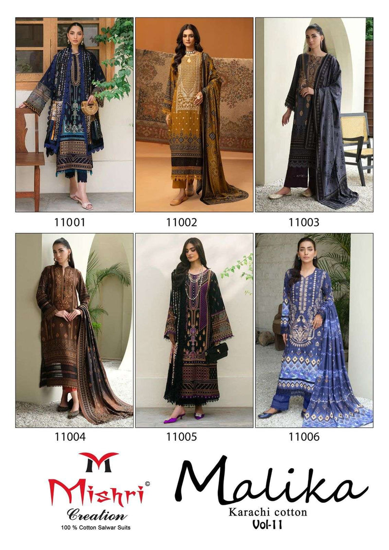 Mishri Creation Mallika Vol 11 Cotton Karachi Printed Salwar Kameez