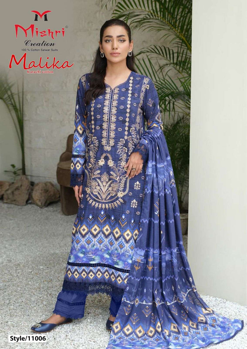 Mishri Creation Mallika Vol 11 Cotton Karachi Printed Salwar Kameez