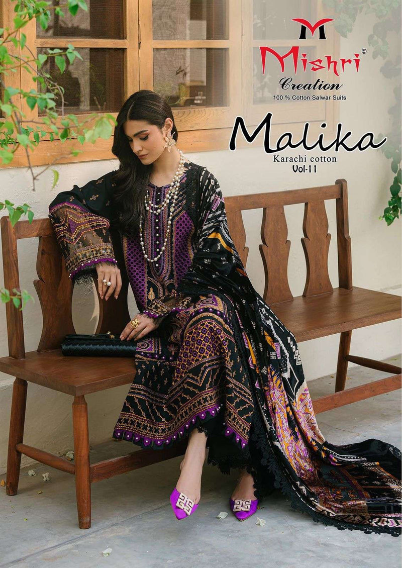 Mishri Creation Mallika Vol 11 Cotton Karachi Printed Salwar Kameez