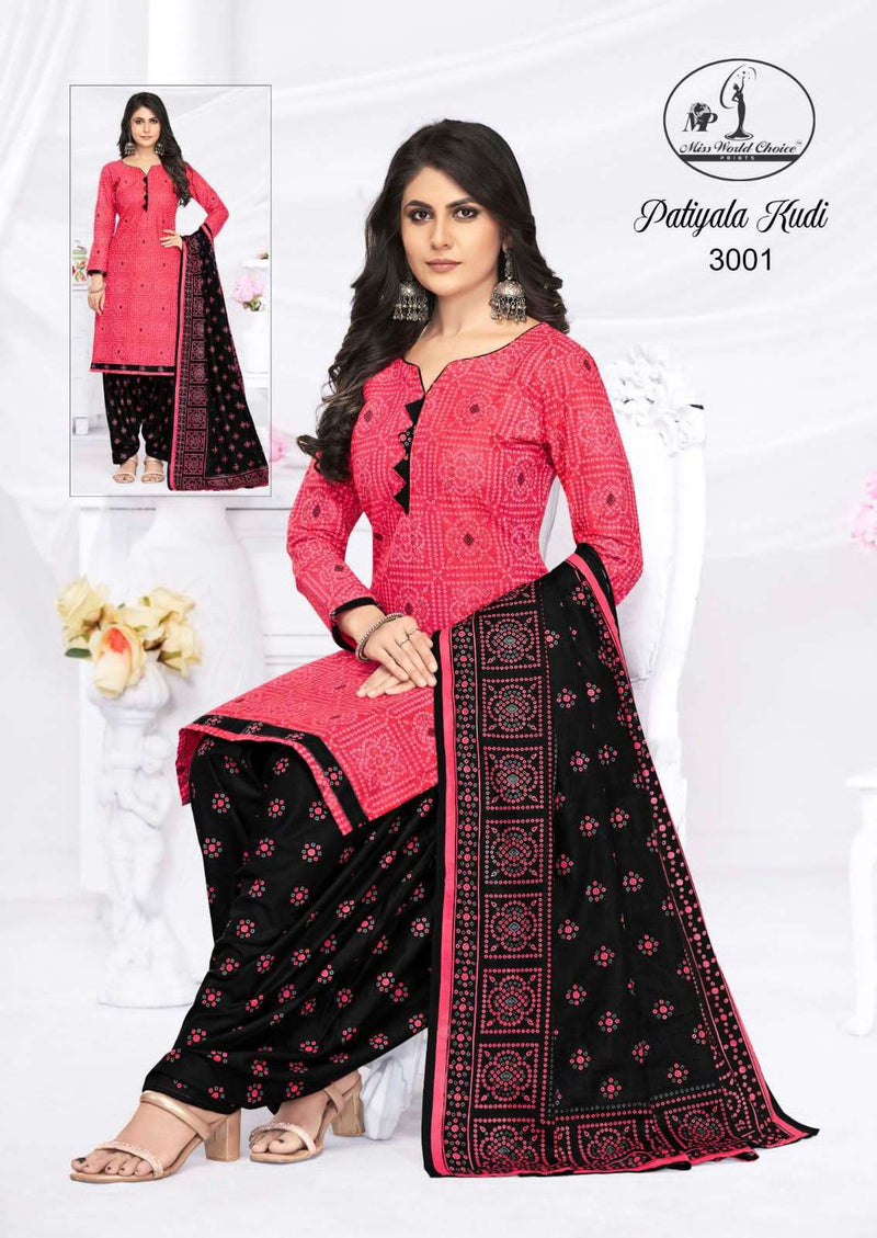 Miss World Choice  Patiyala Kudi Vol 3 Cotton Fancy Designer Daily Wear Salwar Kameez
