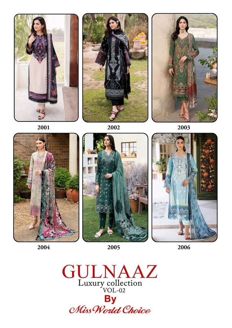 Miss World Choice Gulnaaz Vol 2 Cotton Karachi Print Salwar Suit