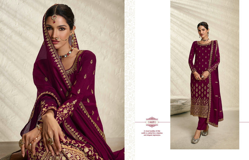 Zisa Nargis Vol 2 Silk Georgette With Heavy Embroidery Designer Suits