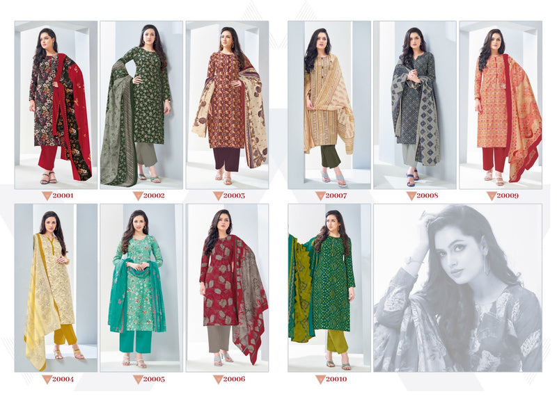 Suryajyoti Nargis Cotton Vol 20 Cotton Printed Regular Wear Salwar Suits