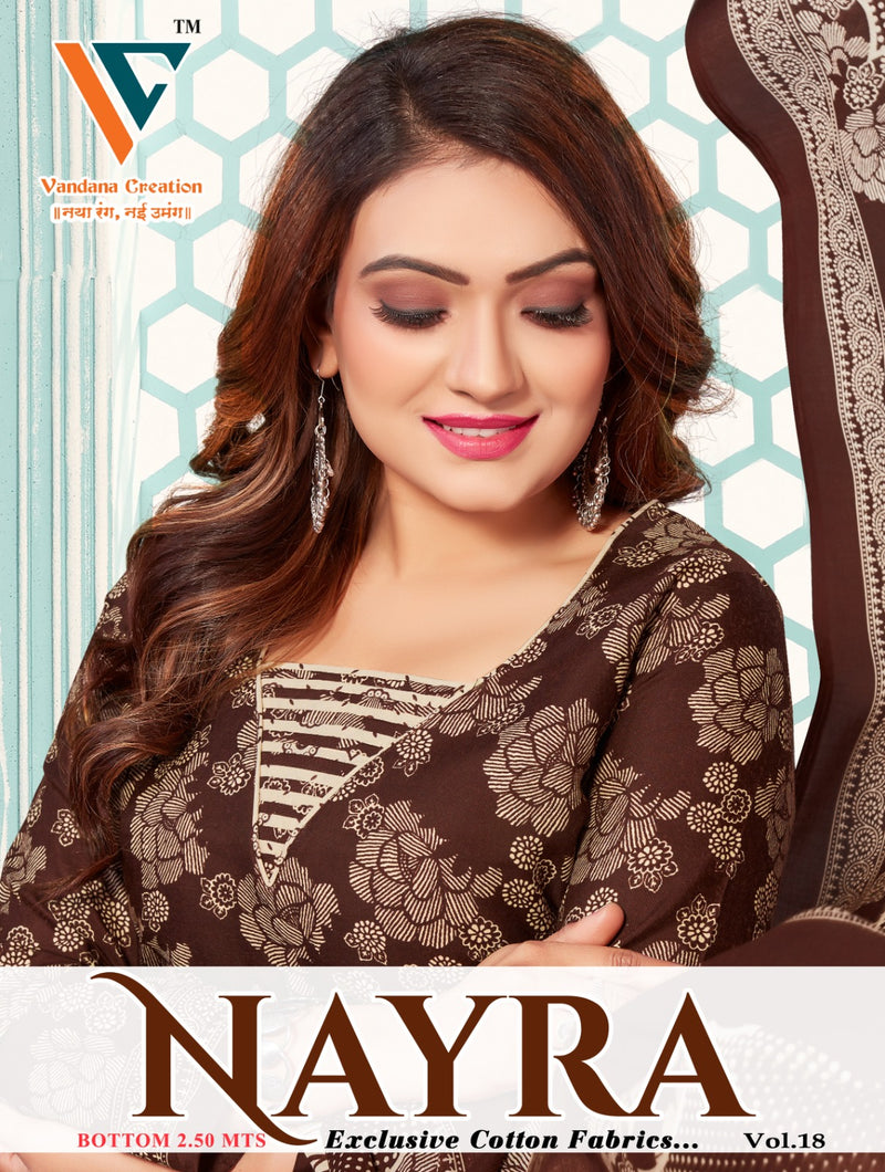 Vandana Creation Nayra Vol 18 Cotton Printed Patiyala Suits