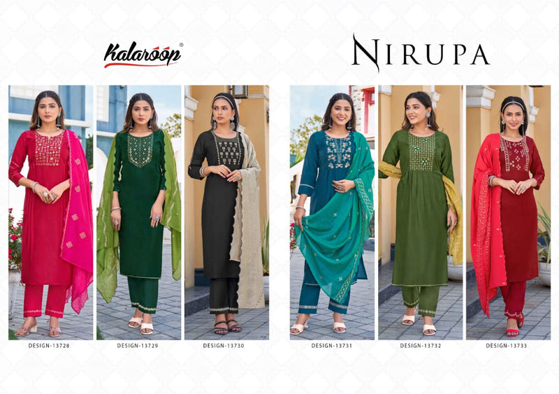 Kalaroop Kajree Fashion Nirupa Fancy Deluxe Coding Work Fancy Designer Kurti