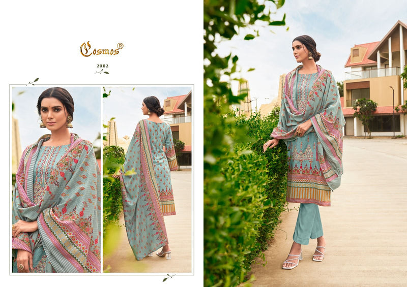 Cosmos Fashion Noor Embroidered Vol 2 Lawn Cotton Beautiful Suits