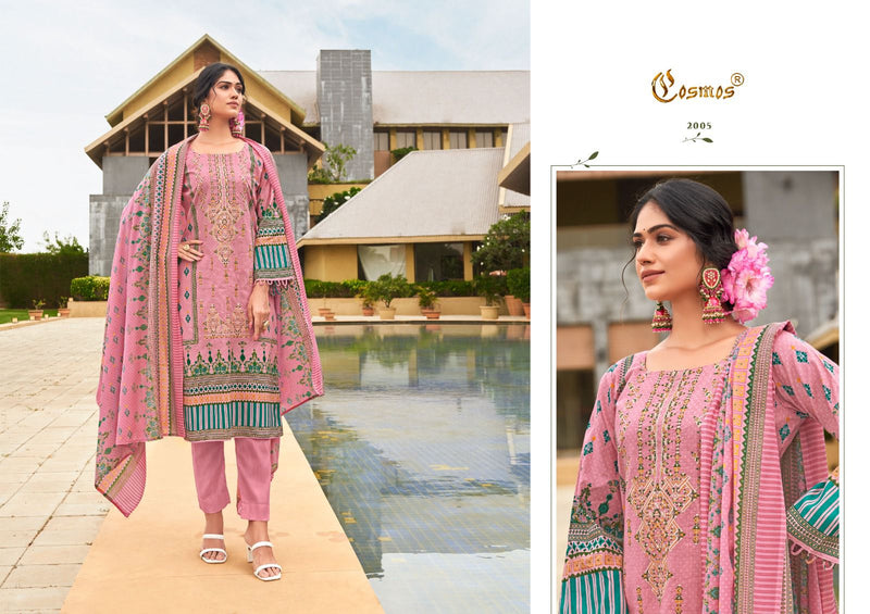 Cosmos Fashion Noor Embroidered Vol 2 Lawn Cotton Beautiful Suits