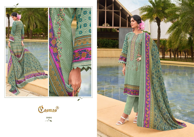 Cosmos Fashion Noor Embroidered Vol 2 Lawn Cotton Beautiful Suits